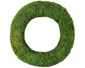 SuperMoss&reg; 12 in. Natural Sheet Moss Wreath 