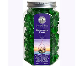 SuperMoss&reg; 25 oz. Soft Glass Pebbles - Emerald Green