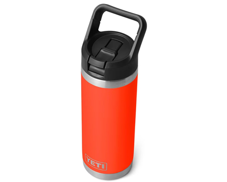 YETI&reg; Rambler 18 oz Straw Cap Water Bottle - Solar Flare