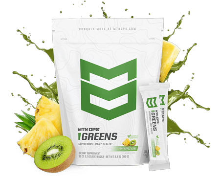 MTN OPS&reg; Super Greens Pineapple Kiwi