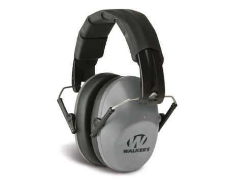 Walker's&reg; Pro-Low Profile Folding Earmuffs - Grey