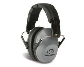 Walker's&reg; Pro-Low Profile Folding Earmuffs - Grey