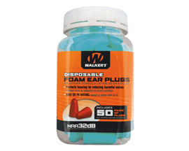 Walker's&reg; Disposable Foam Ear Plugs - 50 Pack - Teal