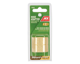 ACE&reg; Brass Threaded Female Hose Adapter 3/4" fht x 3/4" fht