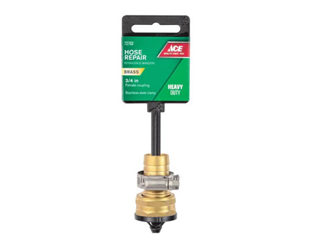 ACE&reg; 3/4" Hose Barb x 3/4" FHT Brass Threaded Female Hose Repair