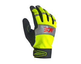 ACE&reg; Men's Hi-Viz Gloves - Large