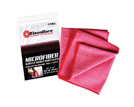 KleenBore&reg; Microfiber Waffle Weave Red Cloths