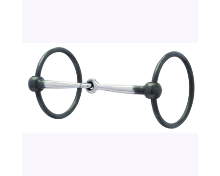 Weaver Leather&reg; Snaffle Mouth Bit Sweet Iron Copper Inlay