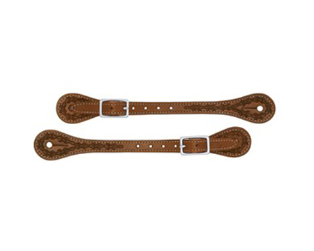 Weaver Leather&reg; Barbed Wire Thin Spur Straps