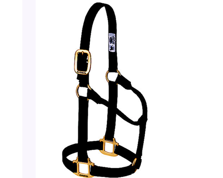 Weaver Leather&reg; Small Original Non-Adjustable Nylon Halter - Black