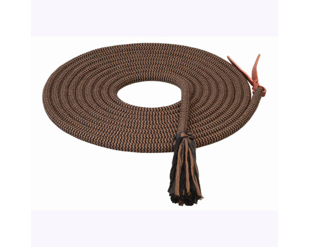 Weaver Leather&reg; 1/2 X 22 Ecoluxe Round Bamboo Mecate - Brown/Black