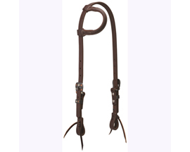 Weaver Leather&reg; Working Tack Chevron Designer Hardware Sliding Ear Headstall