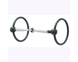 Weaver Leather&reg; Snaffle Mouth Bit Sweet Iron Copper Inlay