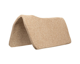 Weaver Leather&reg; 1/4 in. Contoured Wool Blend Felt Saddle Pad Liner - Tan
