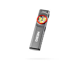 NEBO&reg; Ultra Slim Mini Flashlight Gray 250L