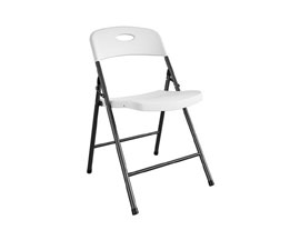 Cosco&reg; White Folding Chair