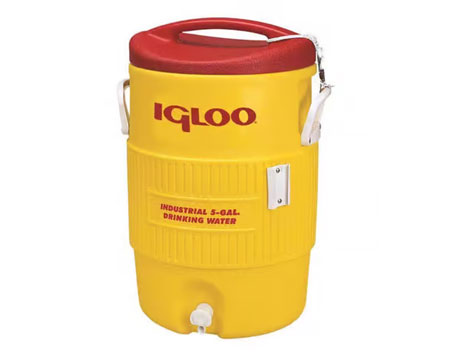 IGLOO&reg; 5 Gallon Cooler with Dispenser - Red/Yellow