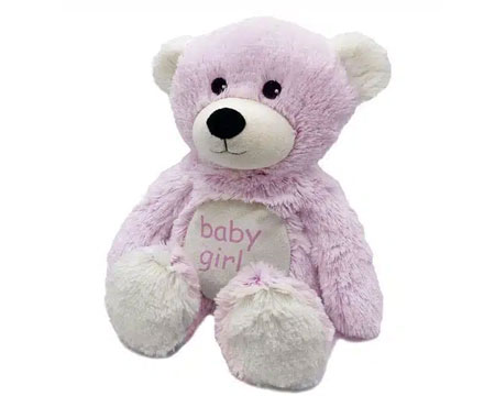 Warmies Microwaveable Plush - Baby Girl Bear