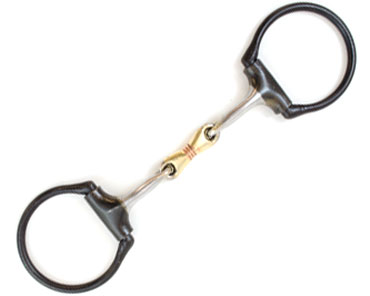 Dutton Dee Ring with Dog Bone Horse Bit