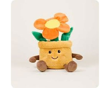 Orange Flower Pot Warmies