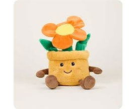 Orange Flower Pot Warmies
