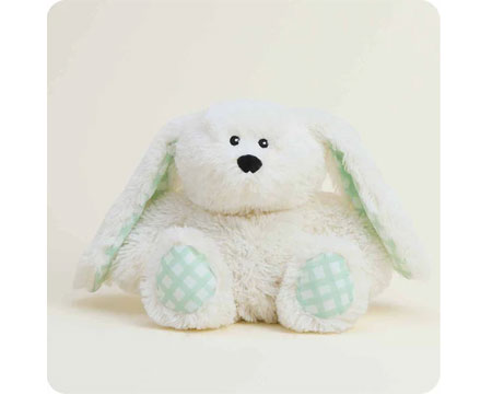 Warmies Microwaveable Plush - Cream Bunny Gingham Ears
