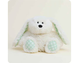 Warmies Microwaveable Plush - Cream Bunny Gingham Ears