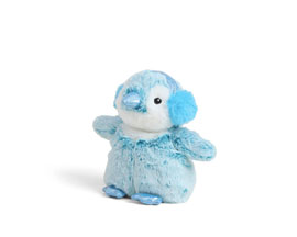 Warmies Junior Microwaveable Plush - Blue Winter Penguin
