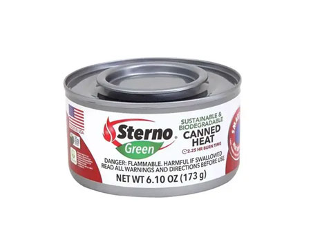 Sterno&reg; Canned Heat Green Gel 6 Pack