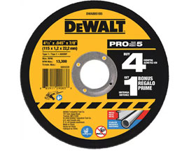 DeWalt&reg; Metal Cutting Wheels 5 Pack