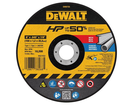 DeWalt&reg; Cut-Off Wheel 6" x .040"