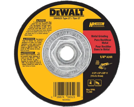 DeWalt&reg; High Performance Metal Grinding Wheel