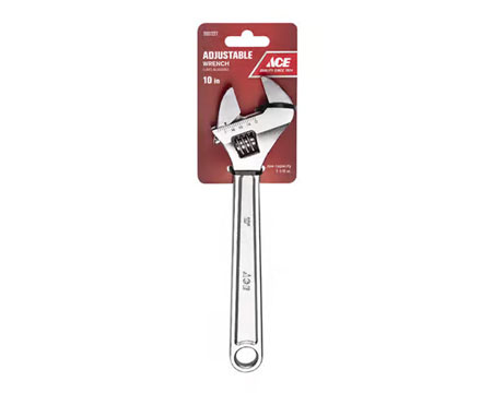 ACE&reg; Adjustable 10" Wrench