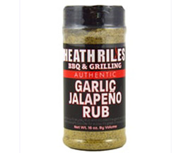 Health Riles&reg; 12 oz. Garlic Jalape&ntilde;o Seasoning Pitmaster BBQ Rub