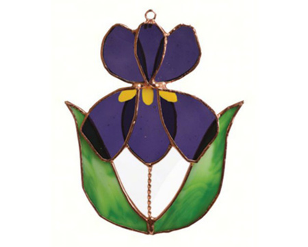 Gift Essentials&reg; StainedGlass Iris Suncatcher