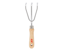 Ace&reg; 3 Time Steel Hand Culivator Wood Handle
