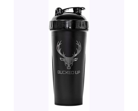 Bucked Up&reg; 28 oz. Perfect Shaker - Black / Grey