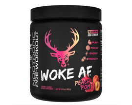 Bucked Up&reg; Woke AF High Stimulant Pre-Workout - 30 Servings - Peach Pom
