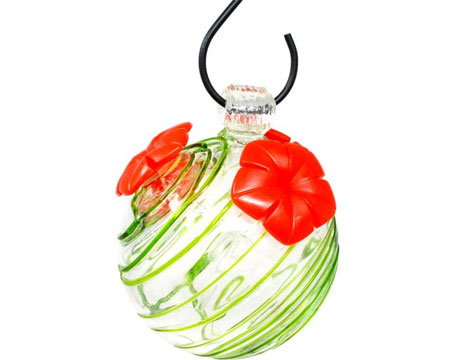 Green Swirls Hummingbird Feeder
