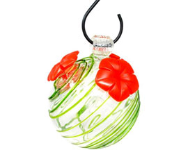 Green Swirls Hummingbird Feeder