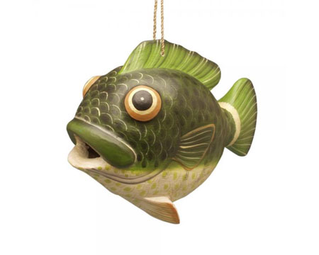 Bass Shaped Birdhouse