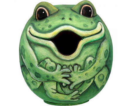 Frog Shaped Birdhouse