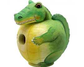 Alligator Shaped Birdhouse