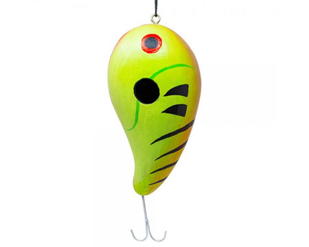 Fishing Lure Shaped Birdhouse