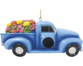 Truck With Flowers Birdhouse