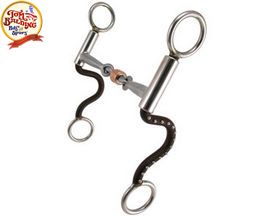 Tom Balding® Brown Slick 50 Bit with Copper Roller and Dot Details - Short S