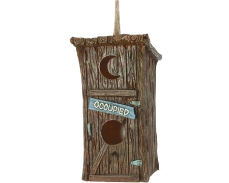 Outhouse Birdhouse 