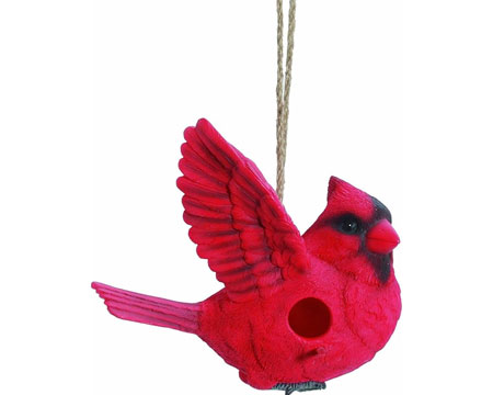 Cardinal Birdhouse