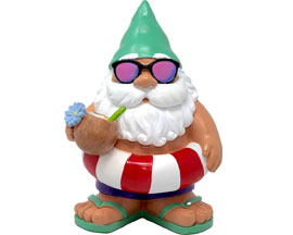 Beach Gnome Garden Statue