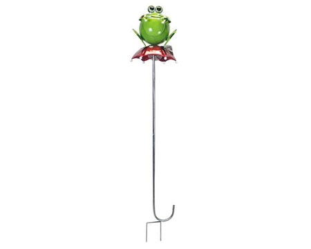 Froggy & Umbrella Solar Garden Stake